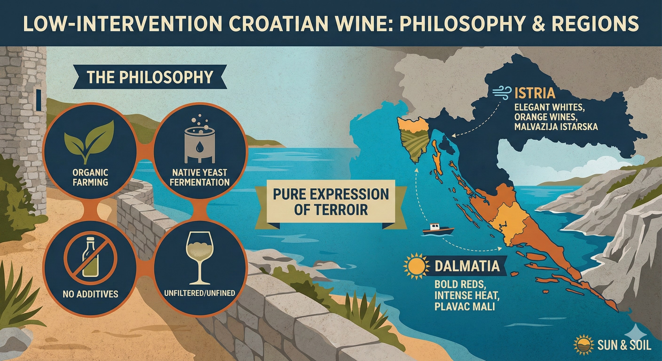 Low-Intervention Croatian Wine: The Ancient Winemaking Renaissance (A Sun & Soil Deep Dive)