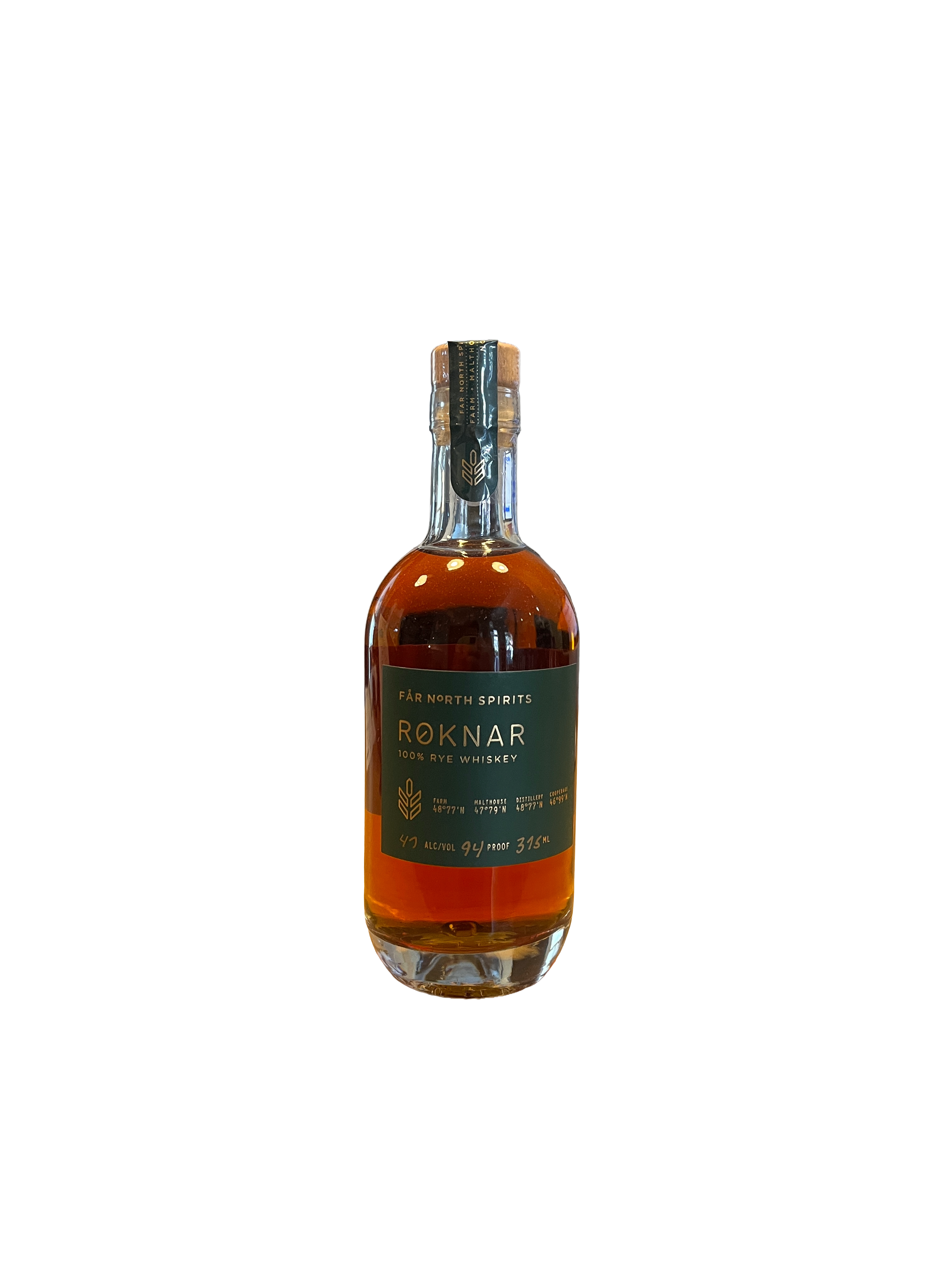Far North Spirits Roknar 100% Rye Whiskey (375mL)