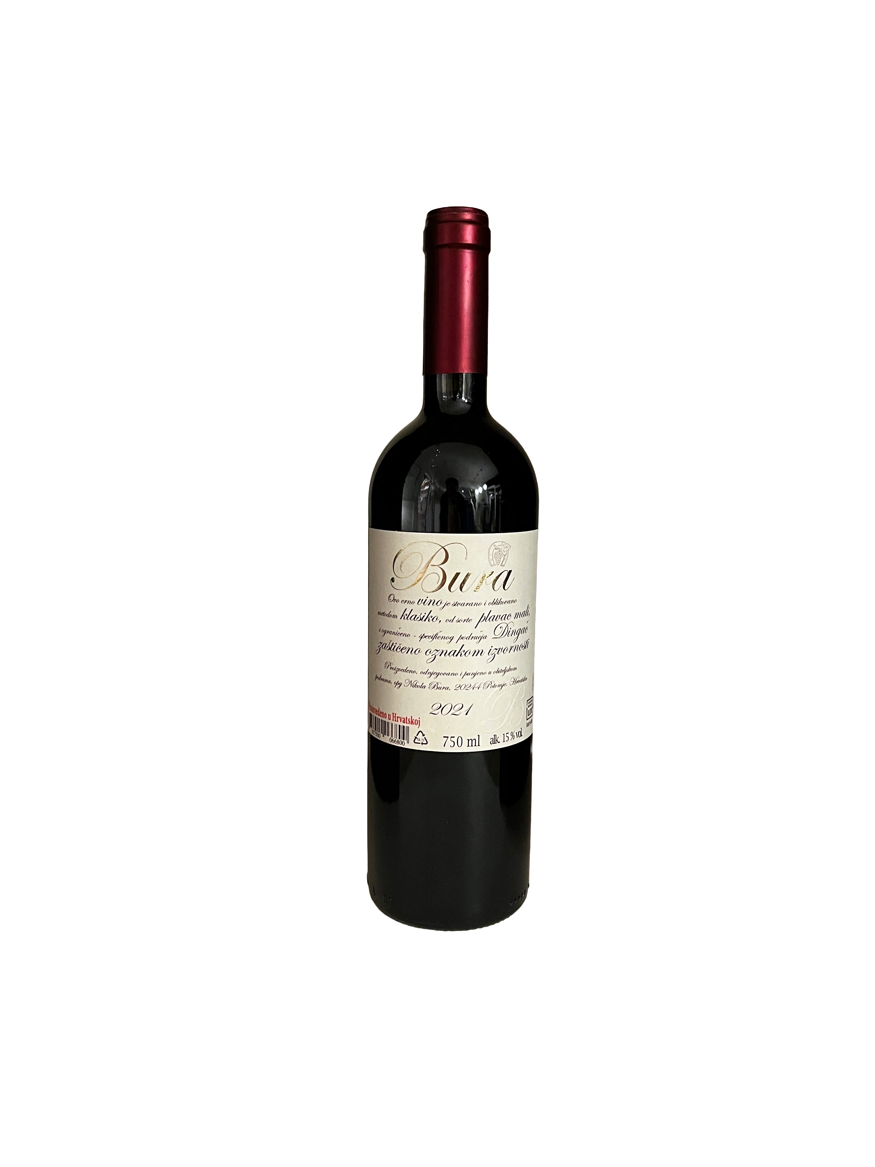 Bura Estate Vintner Plavac Mali Dingac 2021