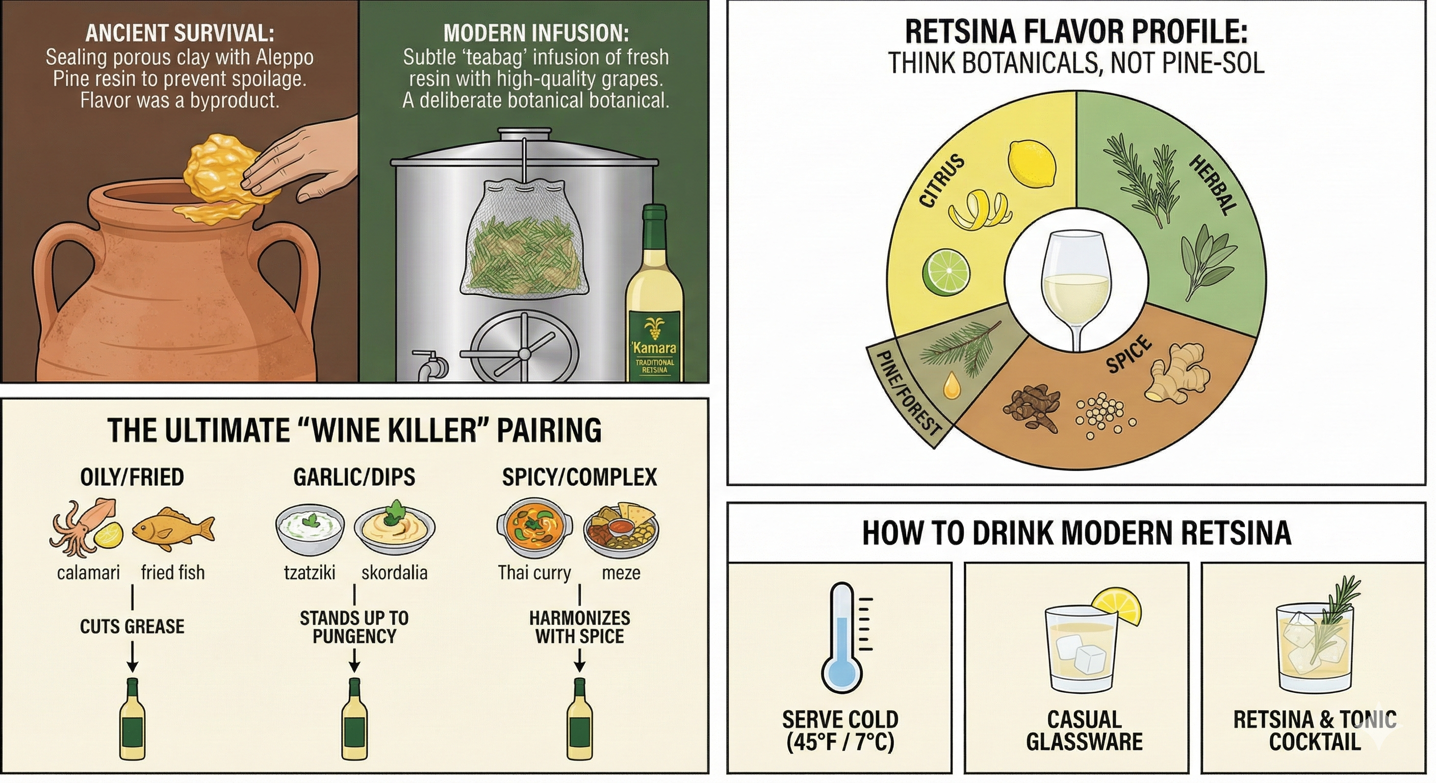 Retsina Redemption: Why the "Bad Boy" of Greek Wine is Actually the Ultimate Botanical White