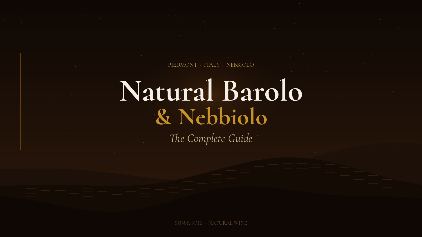 Natural Barolo & Nebbiolo: The Complete Guide