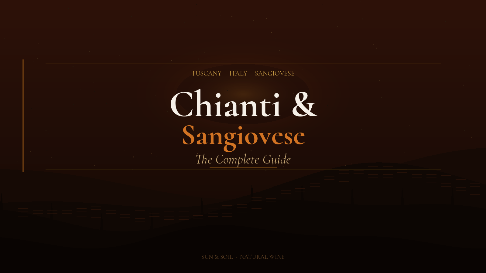 Chianti & Sangiovese: The Complete Guide to Tuscany's Greatest Red