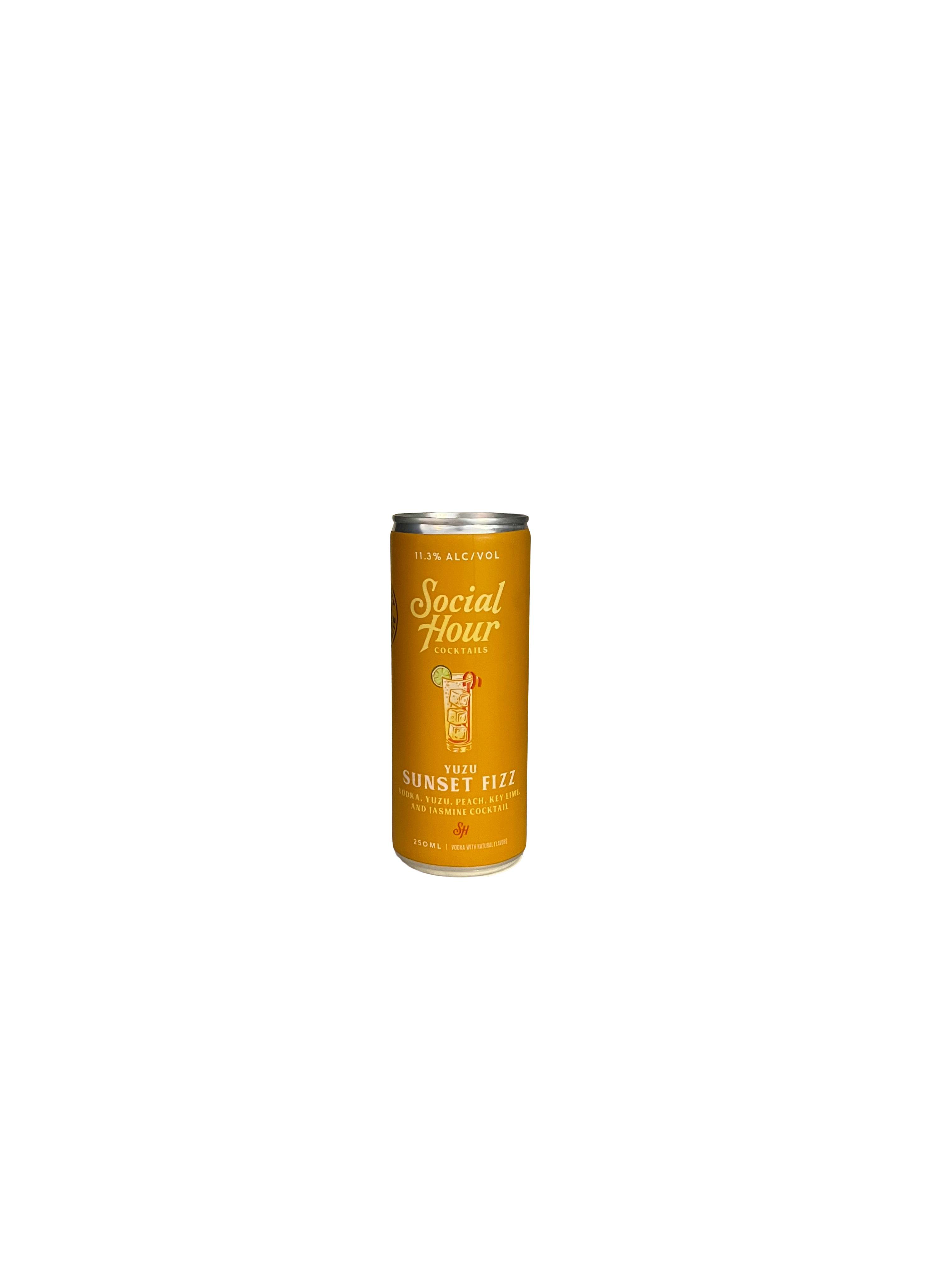Social Hour Yuzu Sunset Fizz 250mL