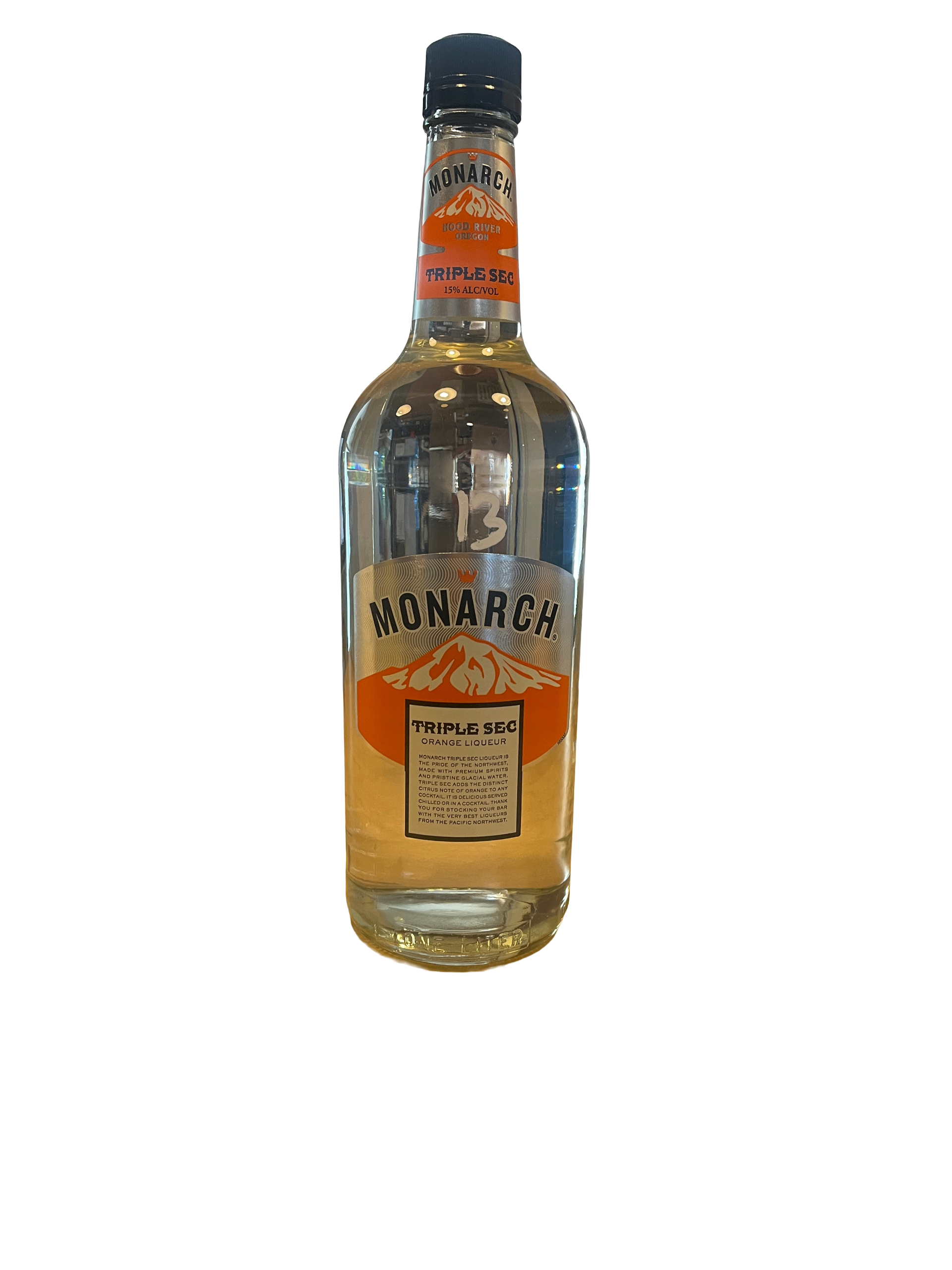 Hood River Monarch Triple Sec 30 proof 1L